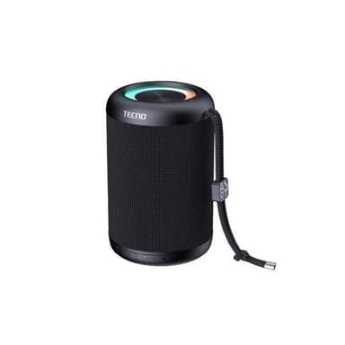 Share this product    Tecno Square3 Portable Bluetooth Speaker With Pure Bass LED Colorful Lights - Black